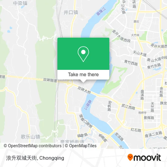 浪升双城天街 map