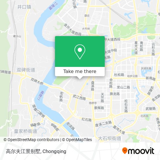 高尔夫江景别墅 map