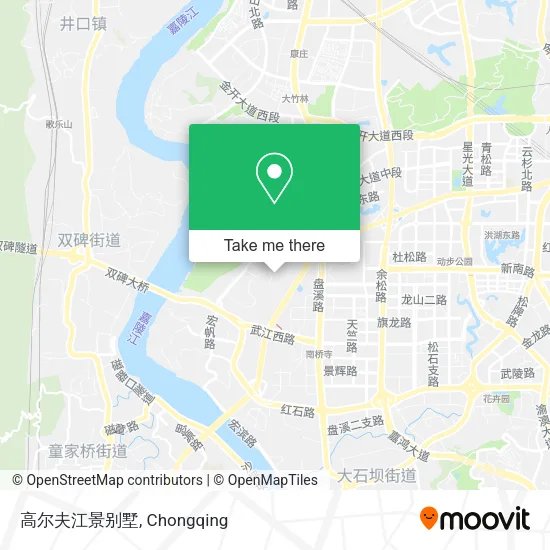 高尔夫江景别墅 map