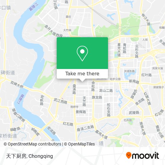天下厨房 map