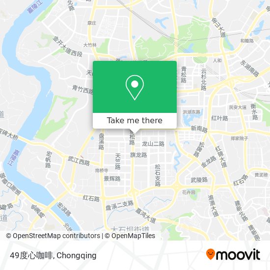 49度心咖啡 map