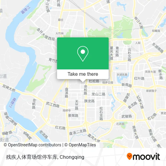 残疾人体育场馆停车库 map
