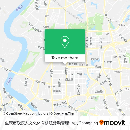 重庆市残疾人文化体育训练活动管理中心 map
