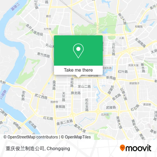 重庆俊兰制造公司 map