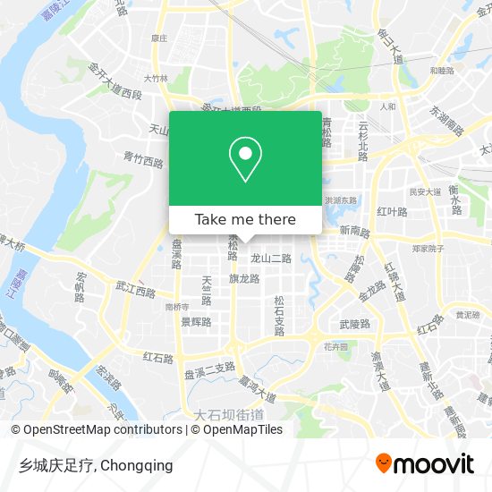乡城庆足疗 map