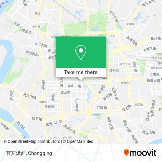 宜宾燃面 map