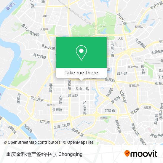 重庆金科地产签约中心 map