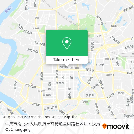 重庆市渝北区人民政府天宫街道星湖路社区居民委员会 map