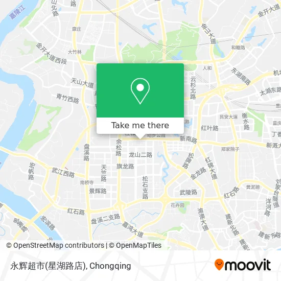 永辉超市(星湖路店) map
