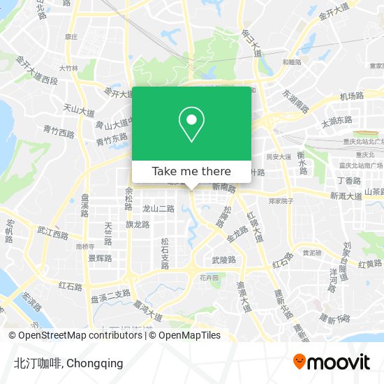 北汀咖啡 map