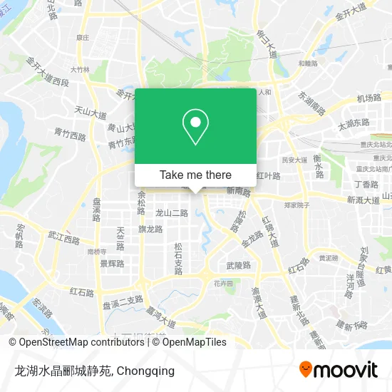 龙湖水晶郦城静苑 map