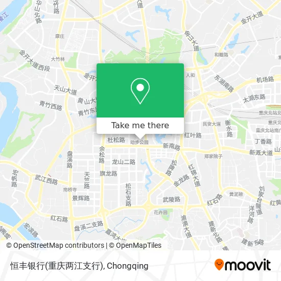 恒丰银行(重庆两江支行) map