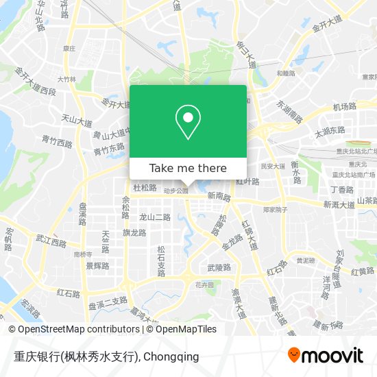 重庆银行(枫林秀水支行) map