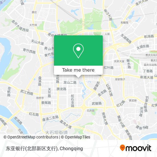 东亚银行(北部新区支行) map