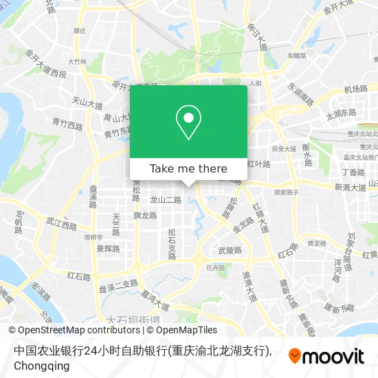 中国农业银行24小时自助银行(重庆渝北龙湖支行) map