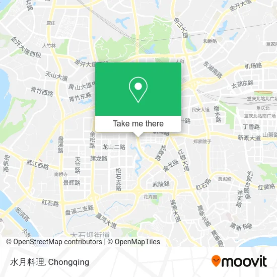 水月料理 map