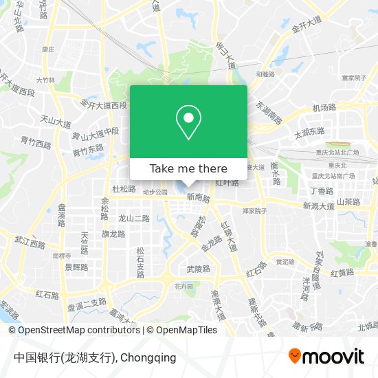 中国银行(龙湖支行) map