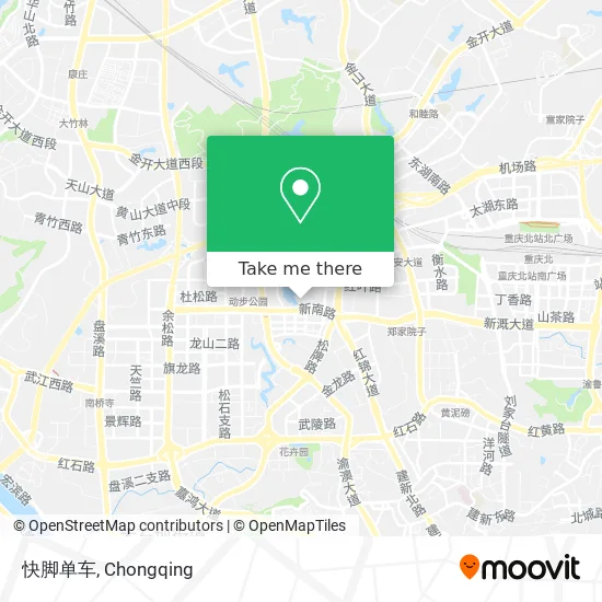 快脚单车 map
