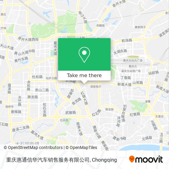 重庆惠通信华汽车销售服务有限公司 map