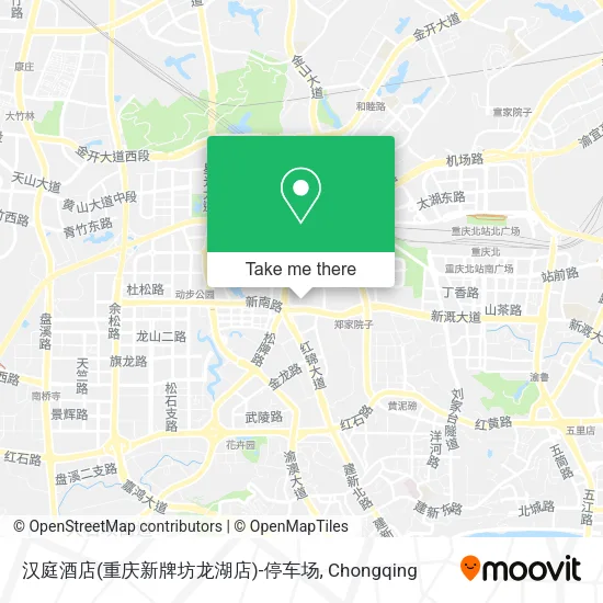 汉庭酒店(重庆新牌坊龙湖店)-停车场 map