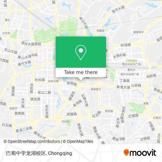 巴蜀中学龙湖校区 map