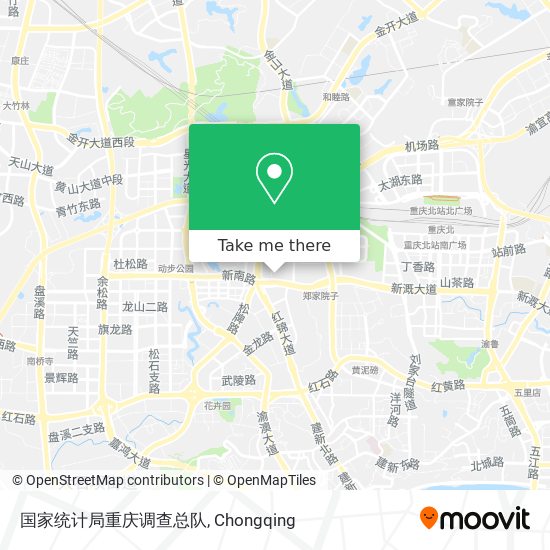 国家统计局重庆调查总队 map
