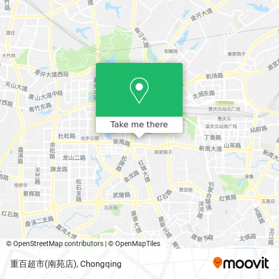 重百超市(南苑店) map