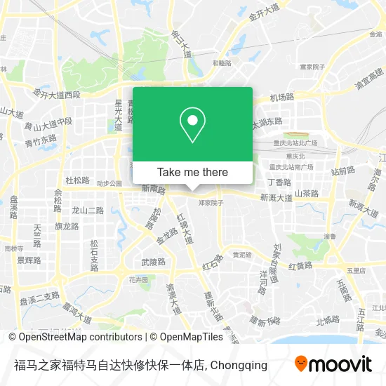 福马之家福特马自达快修快保一体店 map