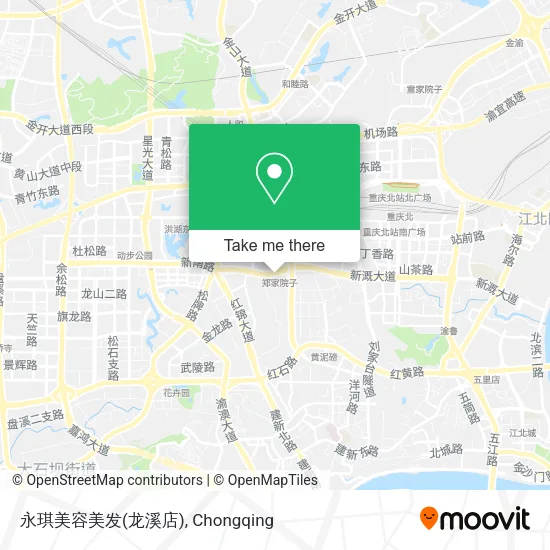 永琪美容美发(龙溪店) map