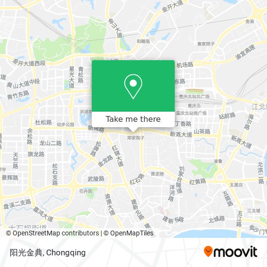 阳光金典 map