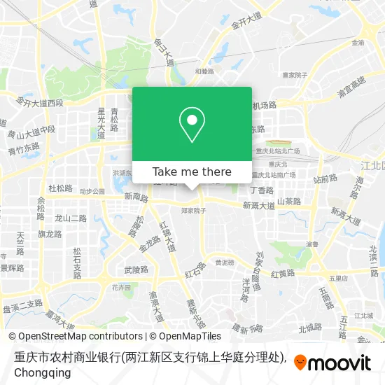 重庆市农村商业银行(两江新区支行锦上华庭分理处) map