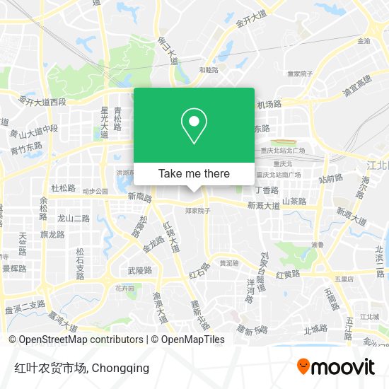 红叶农贸市场 map