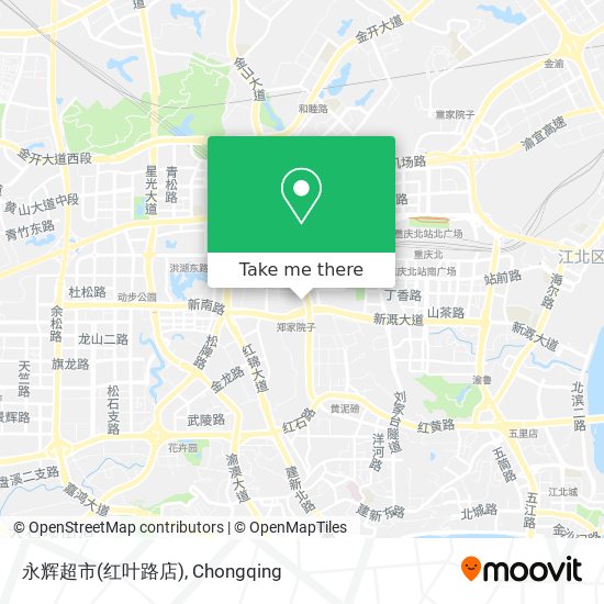 永辉超市(红叶路店) map