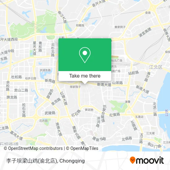 李子坝梁山鸡(渝北店) map
