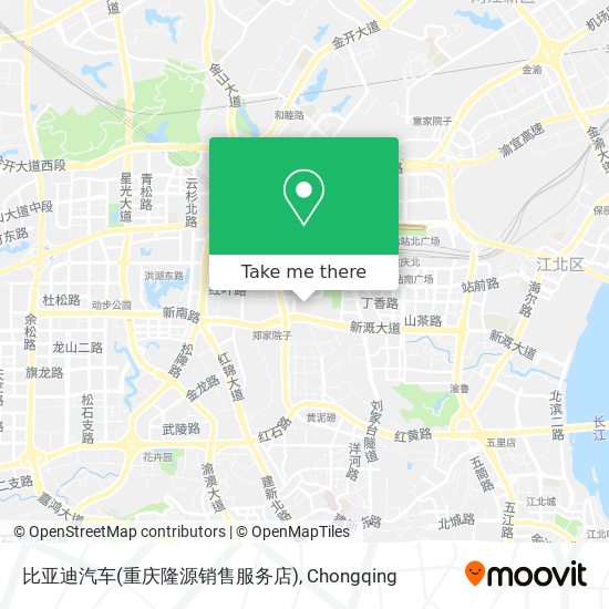 比亚迪汽车(重庆隆源销售服务店) map