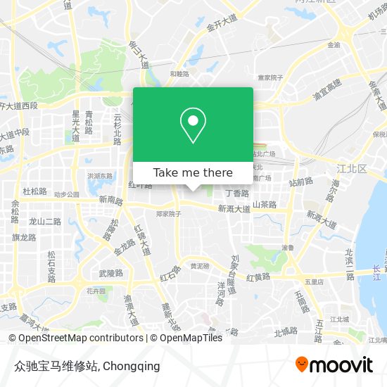 众驰宝马维修站 map