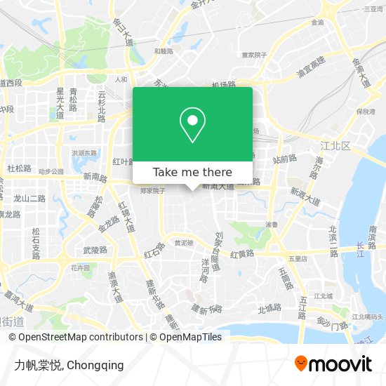 力帆棠悦 map