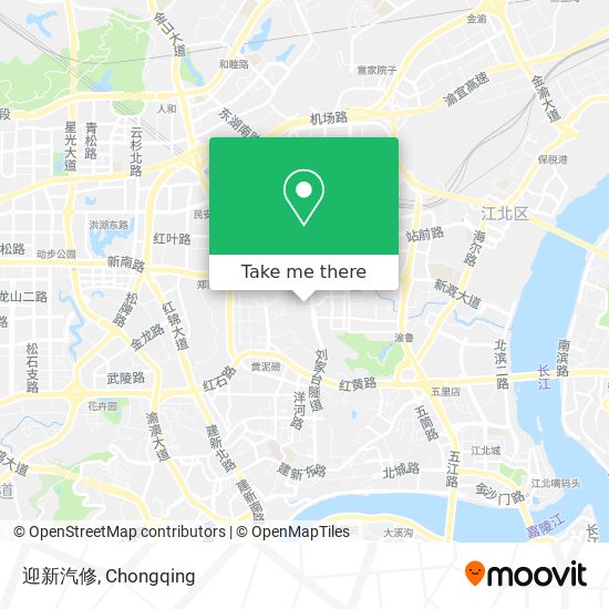 迎新汽修 map
