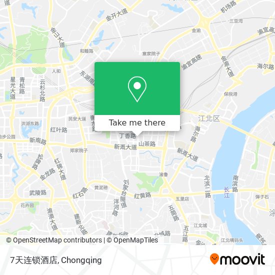 7天连锁酒店 map