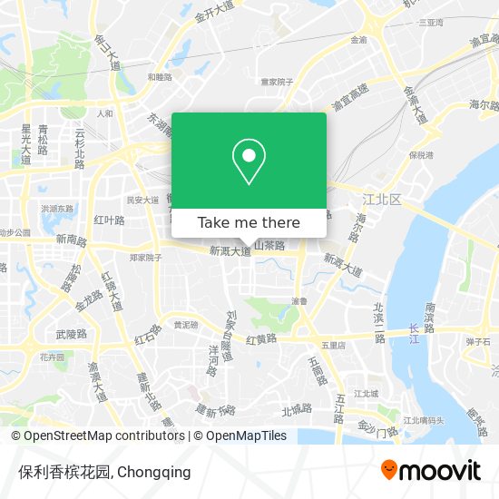 保利香槟花园 map
