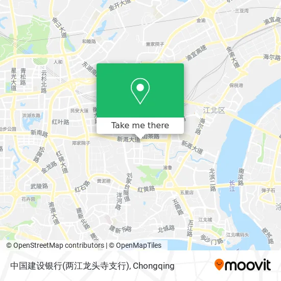 中国建设银行(两江龙头寺支行) map