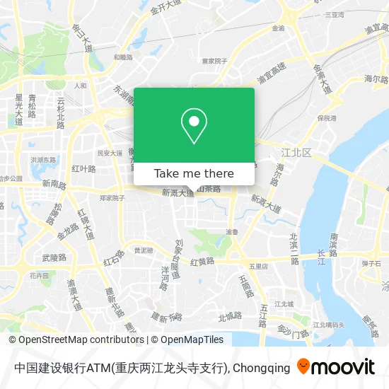 中国建设银行ATM(重庆两江龙头寺支行) map