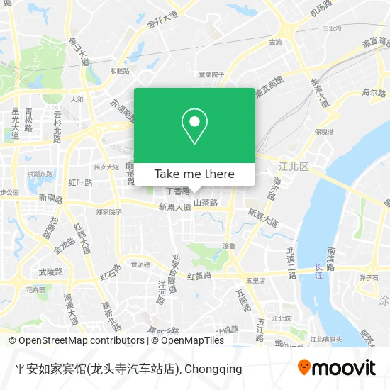 平安如家宾馆(龙头寺汽车站店) map
