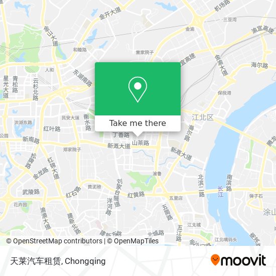 天莱汽车租赁 map