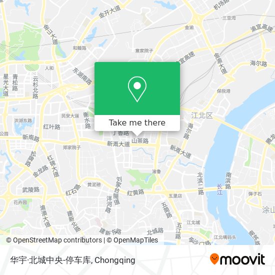 华宇·北城中央-停车库 map