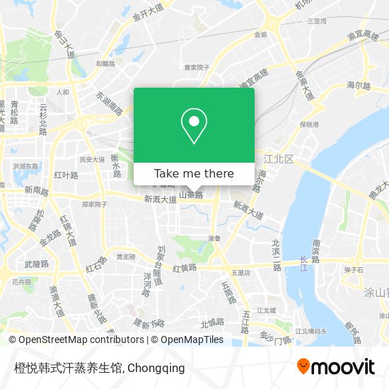 橙悦韩式汗蒸养生馆 map