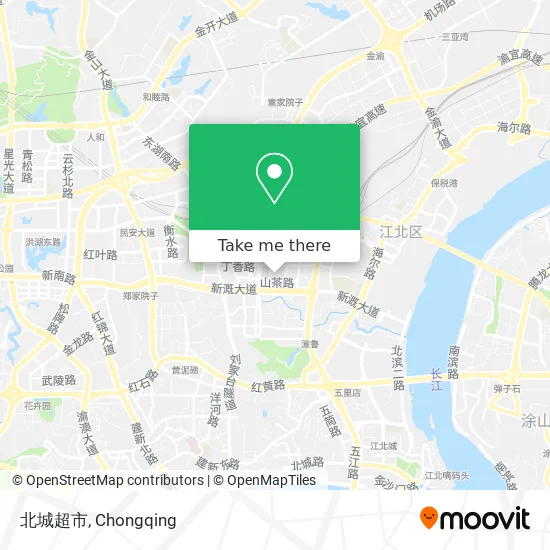北城超市 map