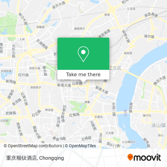 重庆顺钛酒店 map