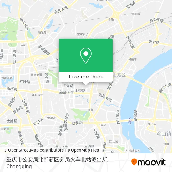 重庆市公安局北部新区分局火车北站派出所 map
