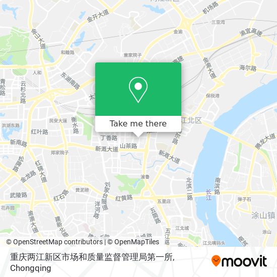 重庆两江新区市场和质量监督管理局第一所 map